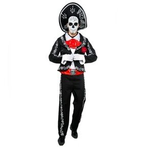 Day of the Dead Kids Costume - Black and White